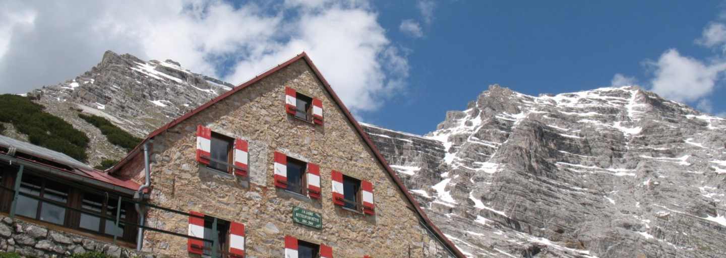 Die Bettelwurfhütte im Karwendel, Tirol