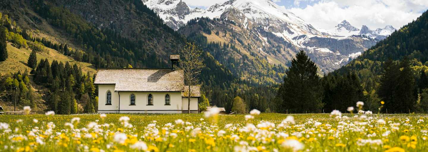 Birgsau am Talschluss des Stillachtales