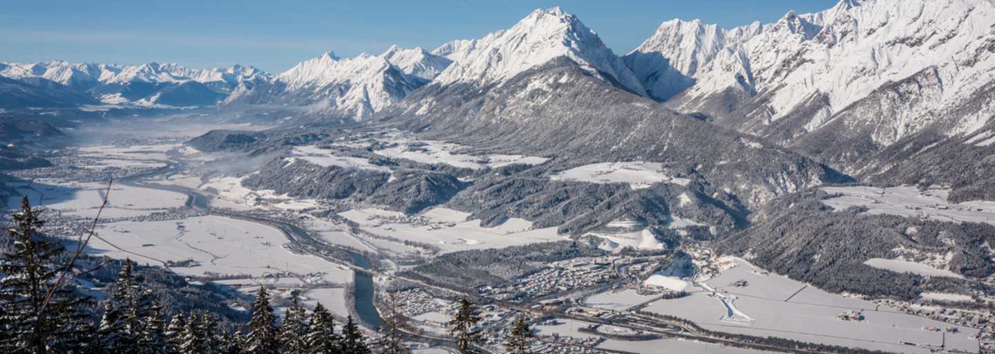 Blick ins Inntal auf Vomp
