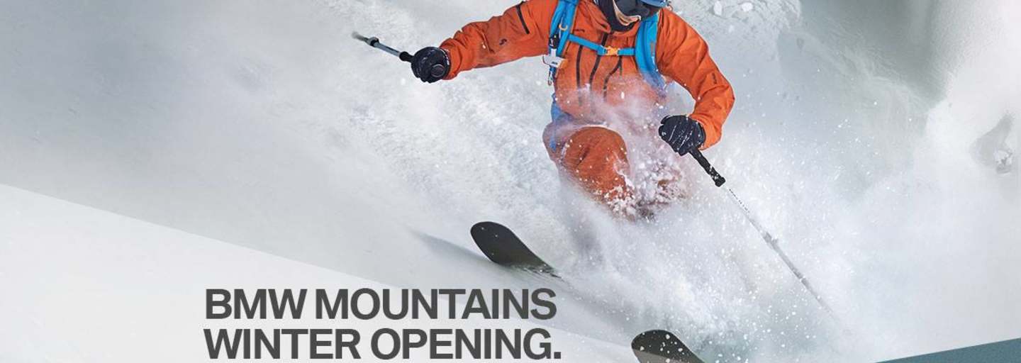 Das BMW Mountains Winter Opening am 3. und 4. November in der BMW Welt in München
