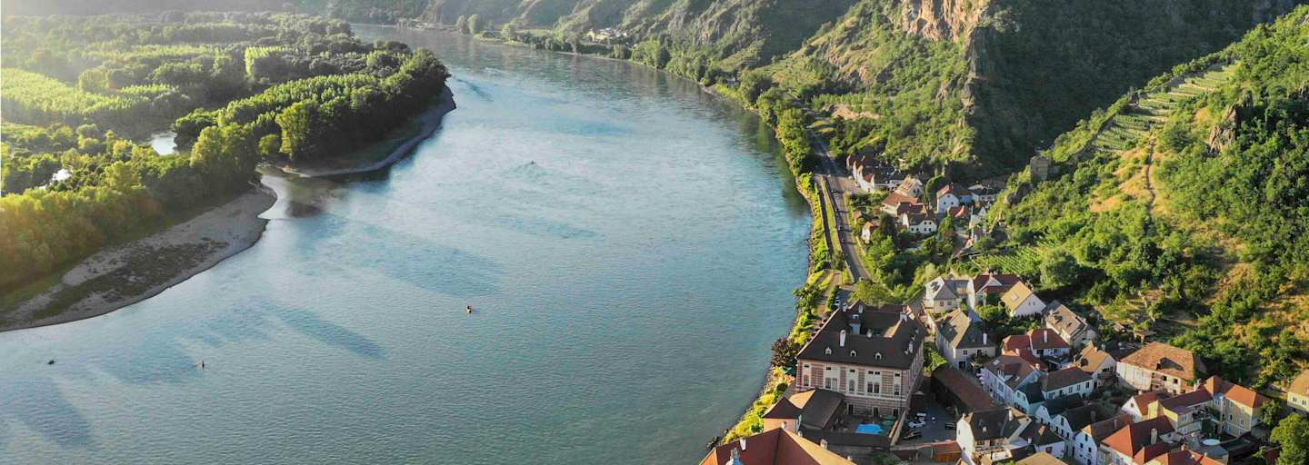 Dürnstein an der Donau in der Wachau