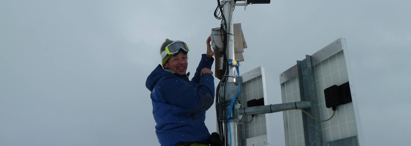 Dr. Christoph Mitterer ist Schnee- und Lawinenforscher