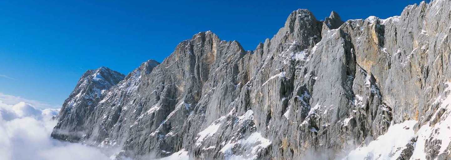 Blick auf den Steirischen Dachstein