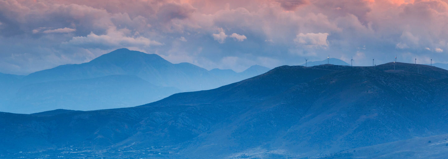 Parnass: Golf von Korinth in Griechenland