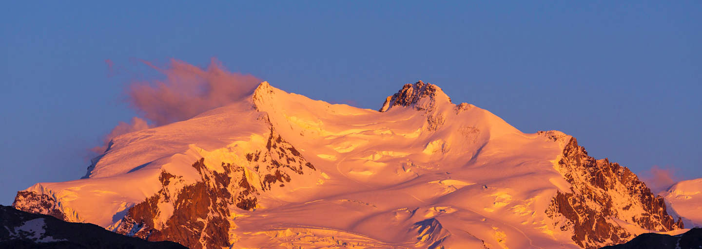 Schweiz: Dufourspitze in den Walliser Alpen
