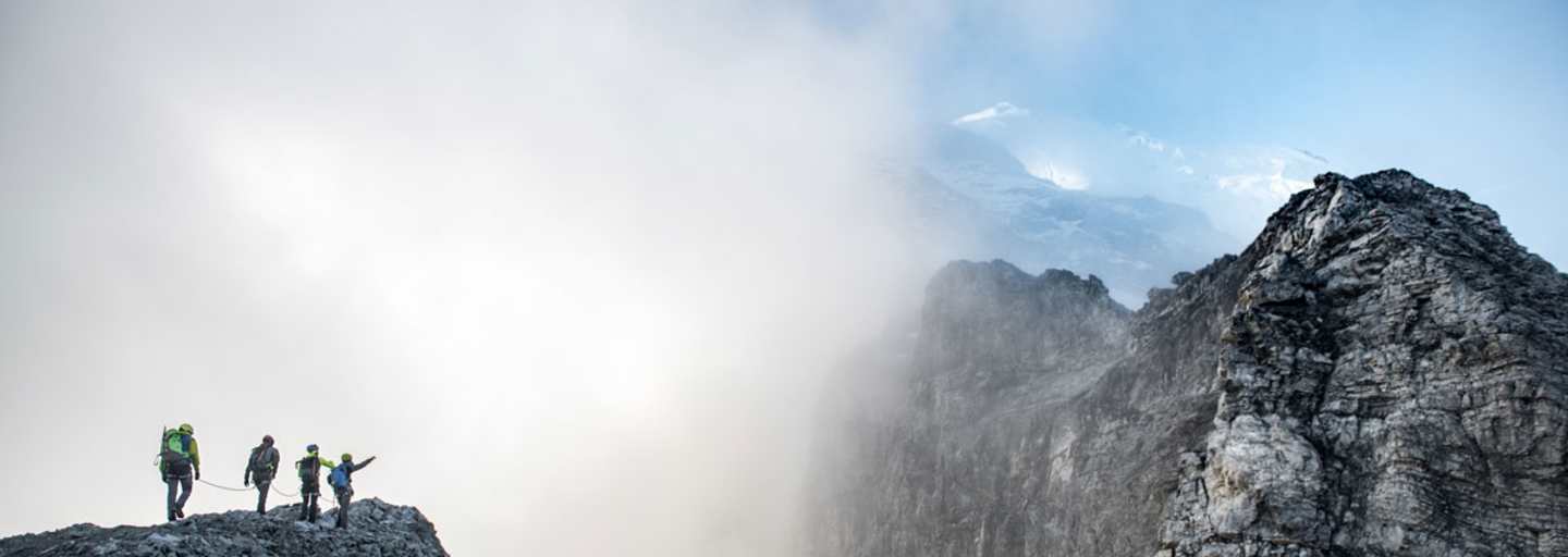 4 Teilnehmer und 3 Gipfel in 3 Tagen: Die Dynafit Mountopia Challenge