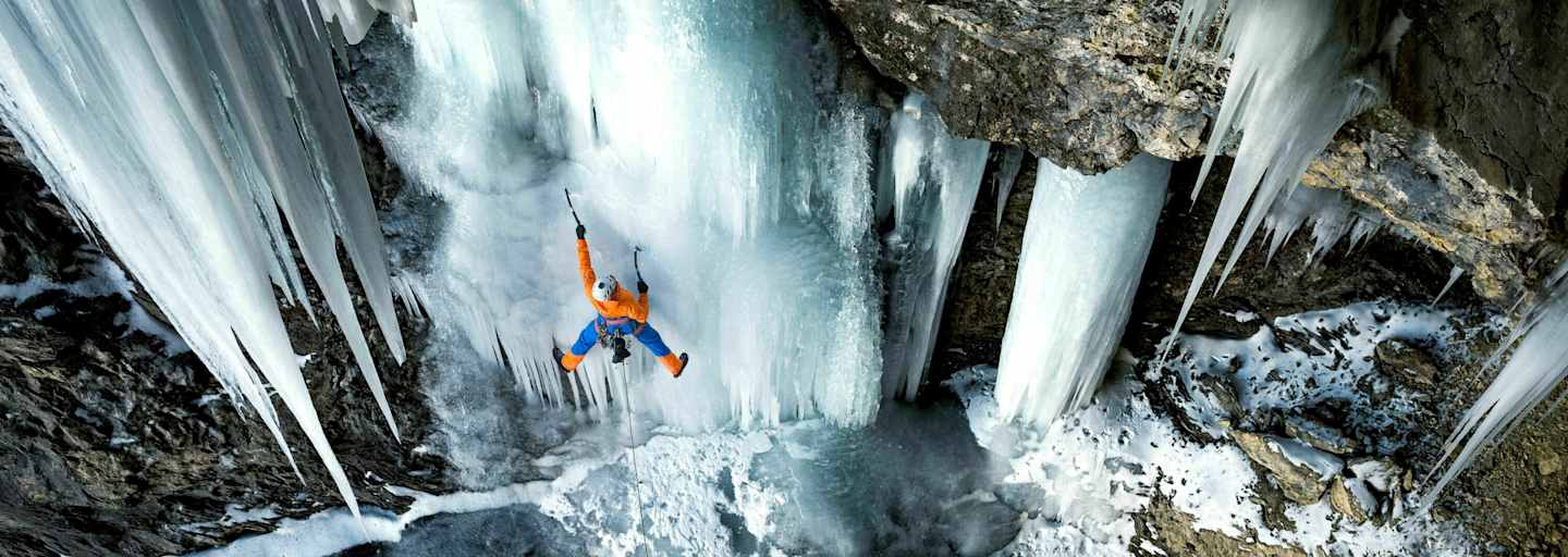 Mammut: Eiger Extreme – Athlet Dani Arnold an der Breitwangflue