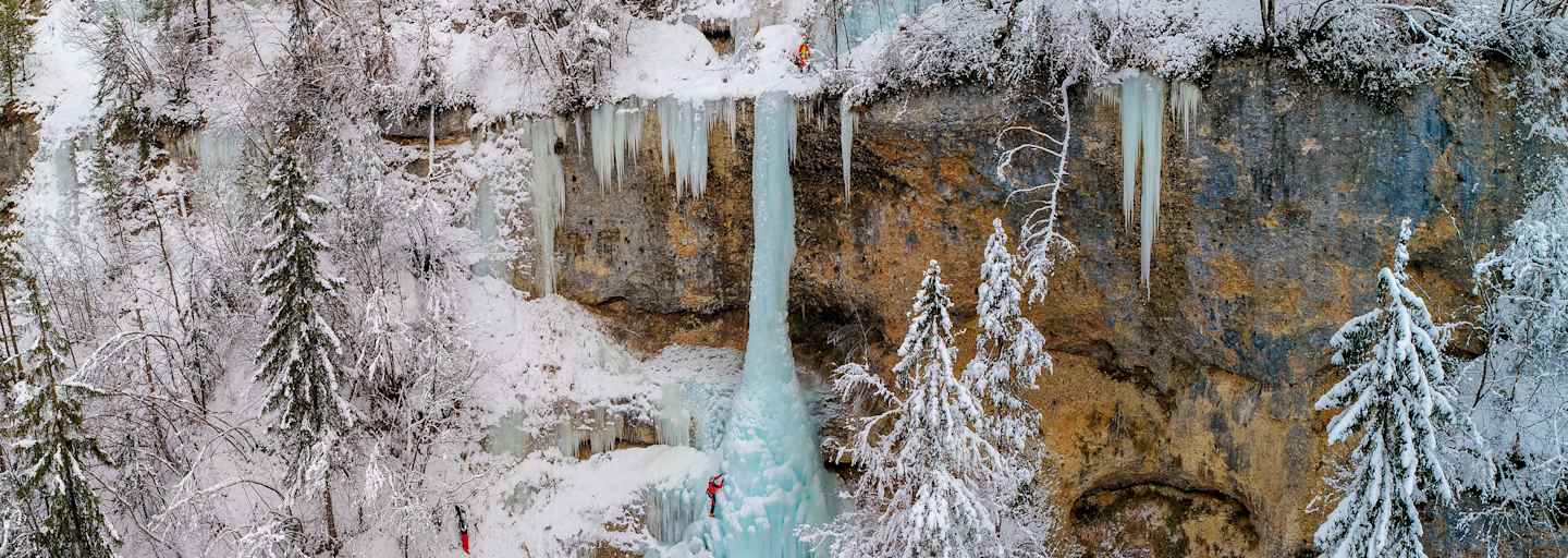 Eisklettern Ferlach Kärnten
