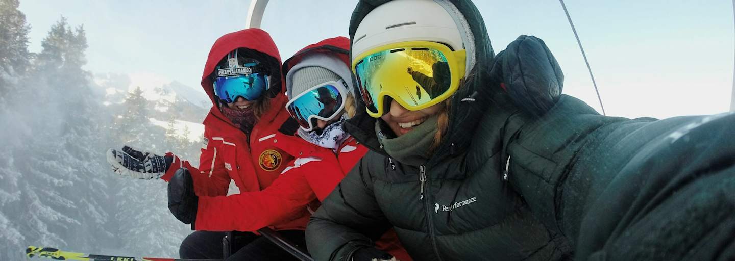 Am Lift zusammenwarten ist eine Möglichkeit