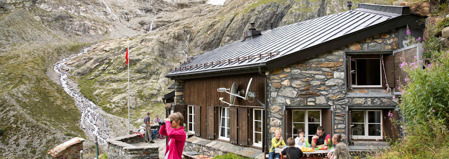 Die Voralphütte in den Urner Alpen
