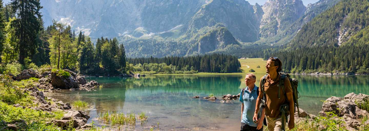 Der Obere Weißenfelser See (Lago di Fusine)