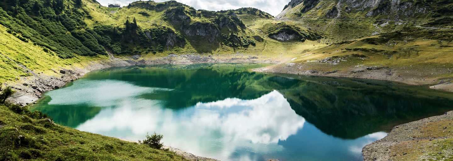 Formarinsee in den Lechtaler Alpen in Vorarlberg