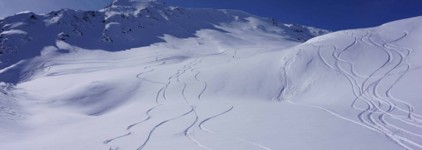 Freeriden im Kaunertal in Tirol