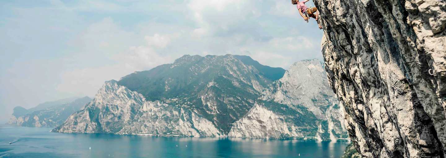Klettern am Gardasee ist einfach legendär.