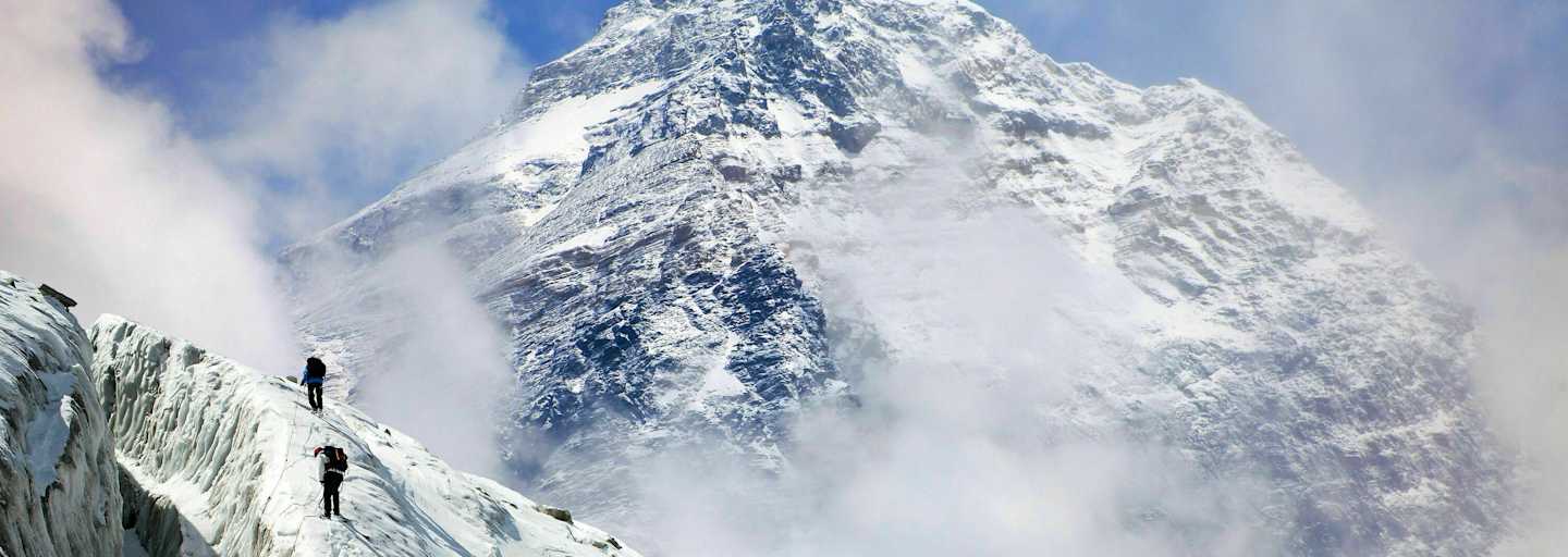 Mount Everest vom Kala Patthar aus betrachtet, Sagarmatha national park