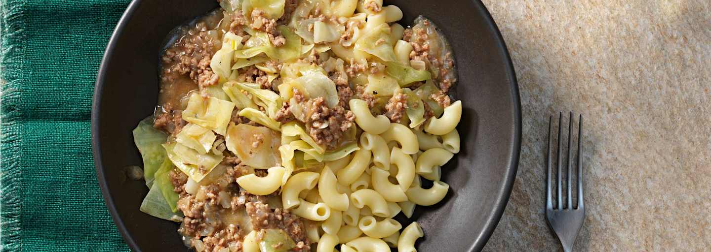 Ghacktes mit Kabis und Hörnli