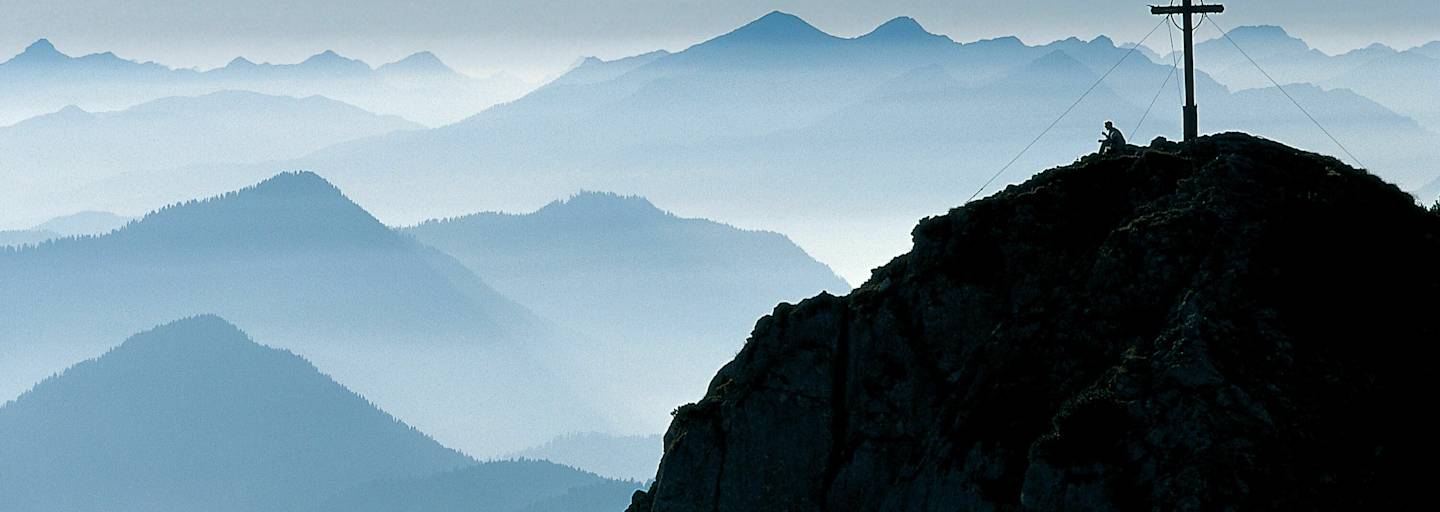 Gipfelkreuz: Buchstein in Bayern