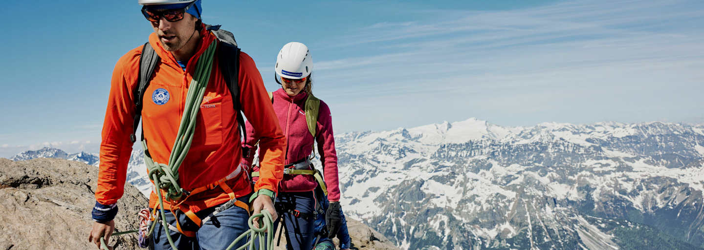 Knallige Farben am Berg
