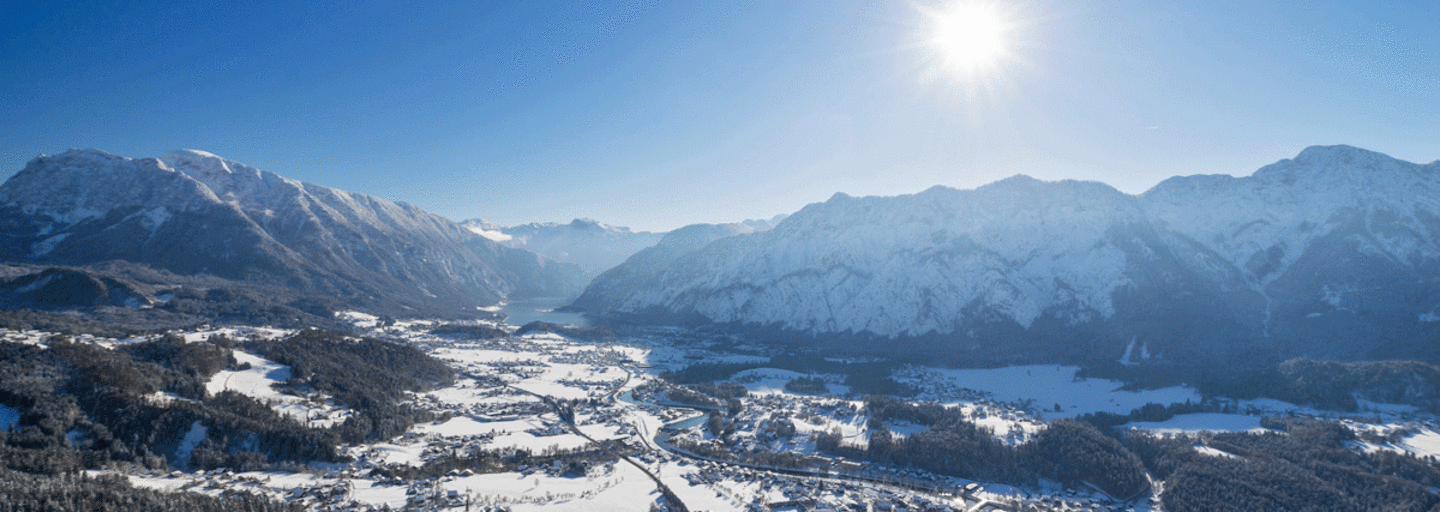 Traumhafter Blick auf die Berglandschaft von Bad Gaoisern im Salzkammergut