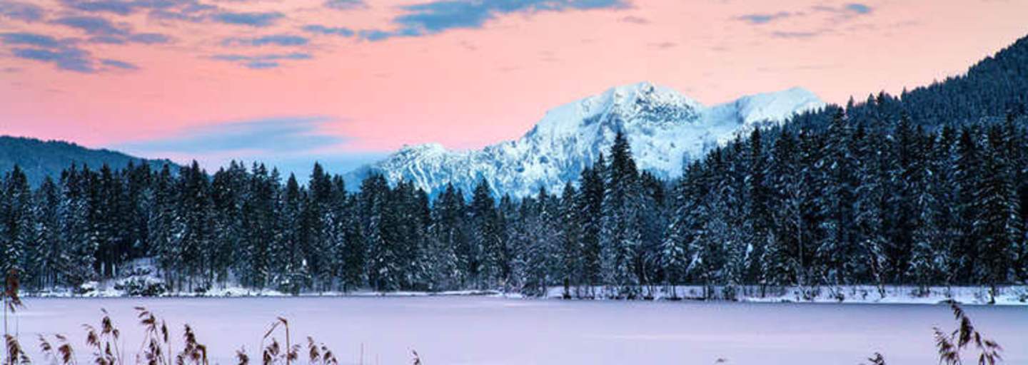 Bayern: Hintersee in Ramsau im Berchtesgadener Land