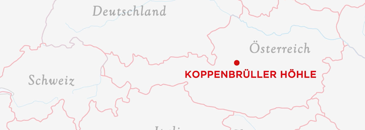 Landkarte Koppenbrüllerhöhle 