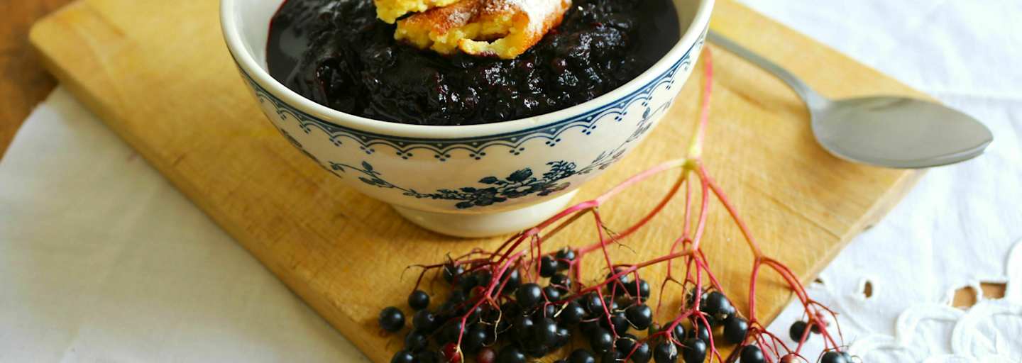 Hollerröster: Holler mit Apfel, Birne und Zwetschge