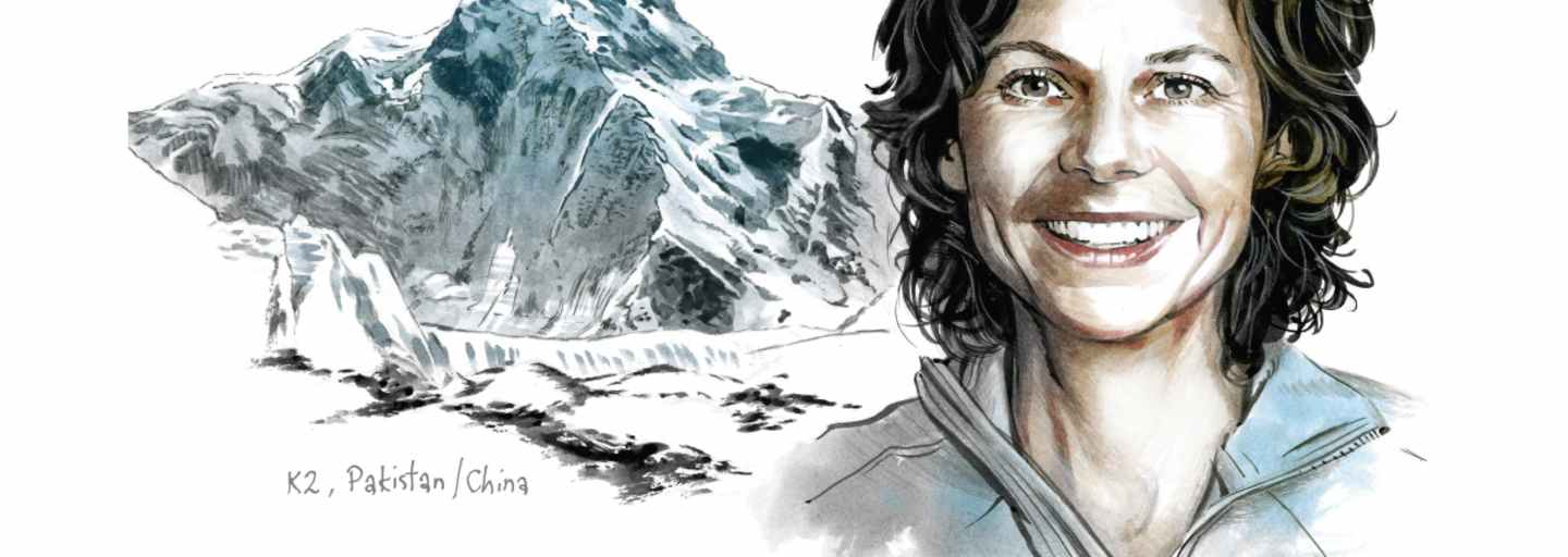 Gerlinde Kaltenbrunner und der K2 (Pakistan/China)