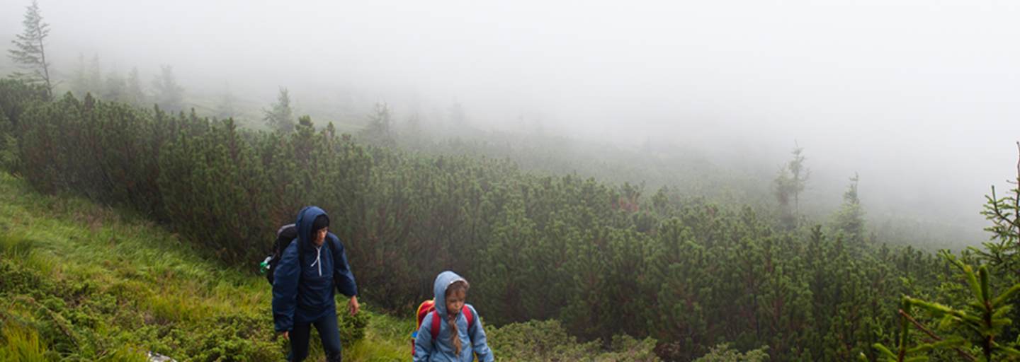 Wandern mit Kindern Wetter