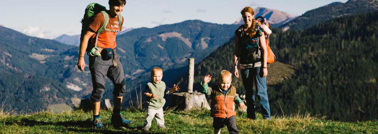 Kinder am Berg: Wandern mit der Familie