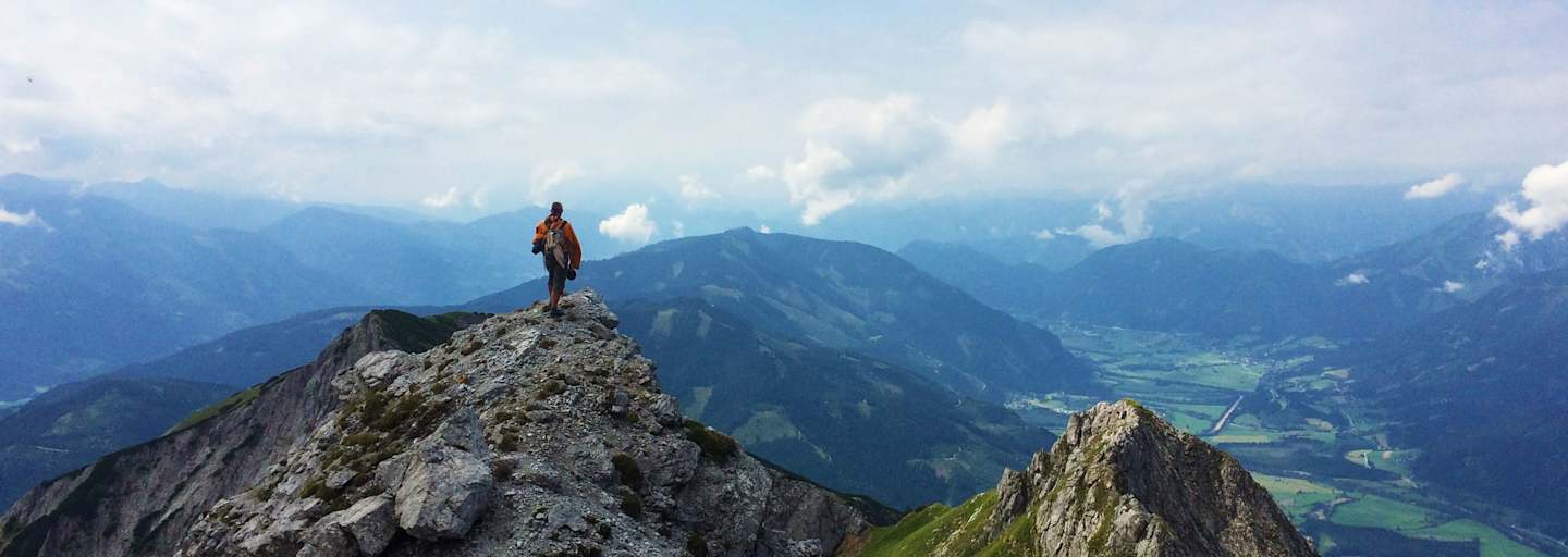 Drei-Gipfel-Tour im Gesäuse: Über den Kreuzkogel auf Riffel und Kalbling