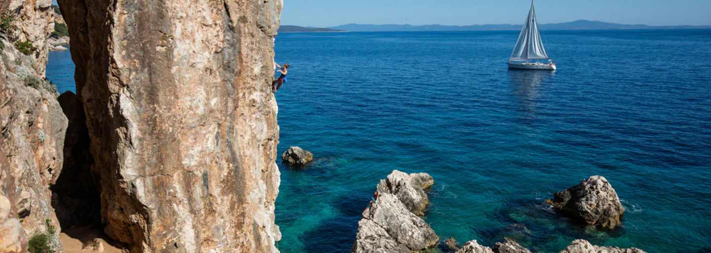 Segeln und Klettern in Kroatien