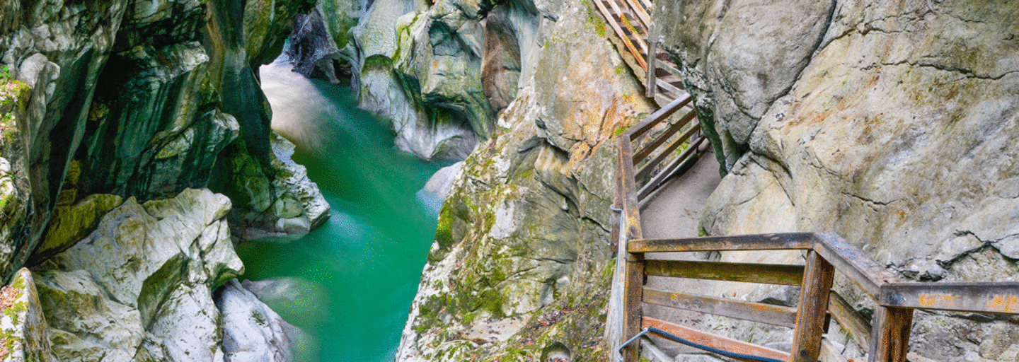Die Lammerklamm bei Scheffau ist ein überaus beliebtes Ausflugsziele an heißen Sommertagen