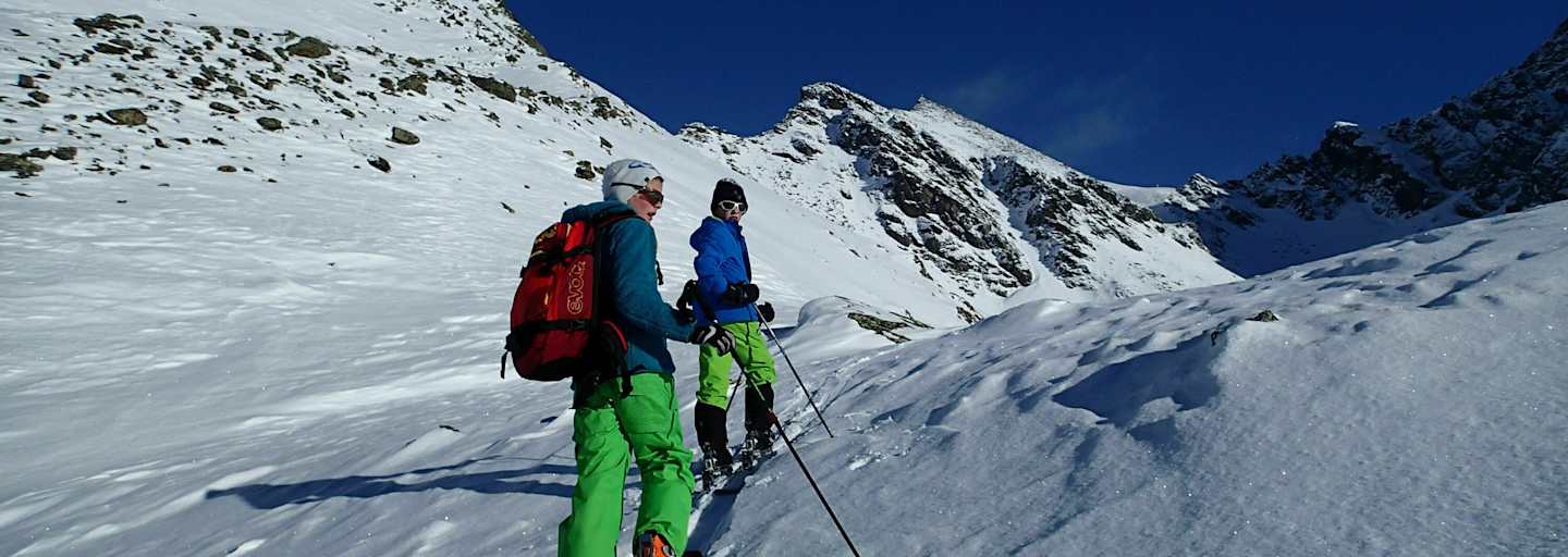 Lawinenkunde: Kinder auf Skitour