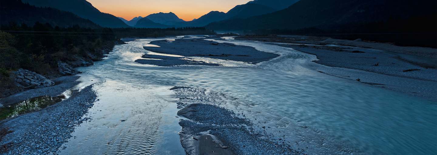 Die Lech im Tiroler Lechtal