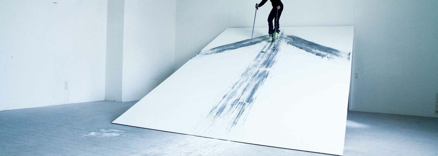 Wenn Bergführer die Zeit nutzen und sich anderen Tätigkeiten widmen: Felix Tschurtschenthaler hat nun Zeit für künstlerische Projekte 