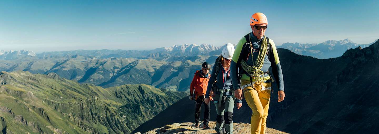 Die Besteigung des Großen Wiesbachhorns über das Heinrich-Schwaiger-Haus ist auch heute noch eine alpinistische Herausforderung. 