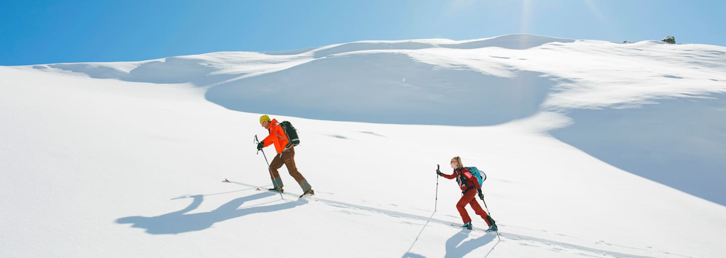 Mit Tourenski im Passiertal