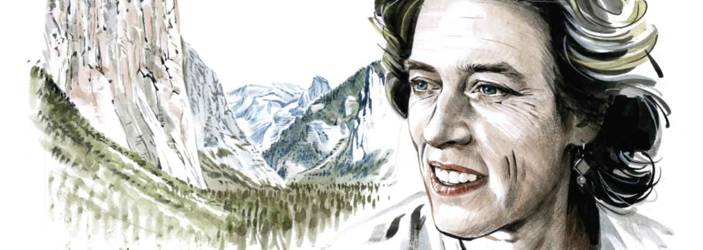 Lynn Hill und der El Capitan mit der „befreiten“ Nose