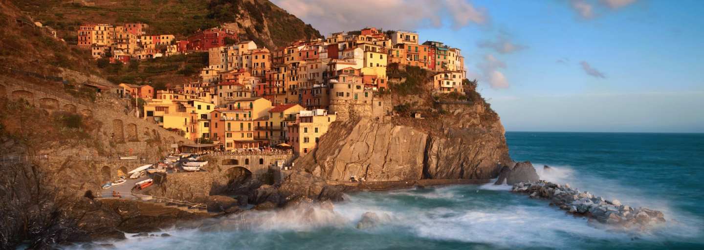 Manarola in der Provinz La Spezia in Ligurien