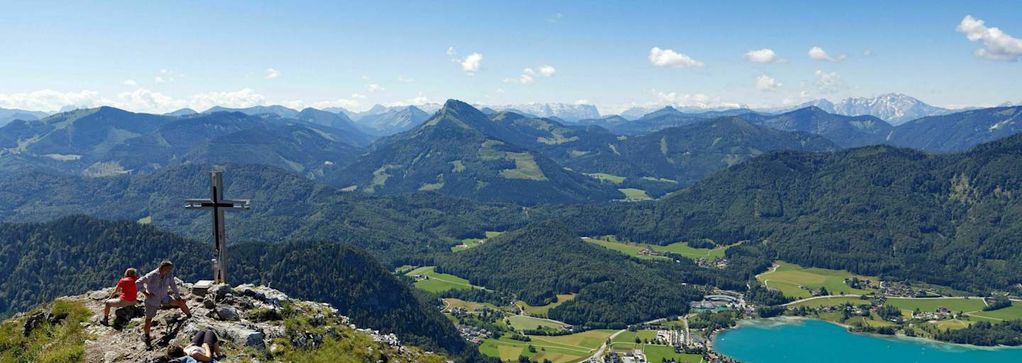 Salzkammergut Mehrtageswanderweg: Frauenkopf mit Blick auf Fuschlsee