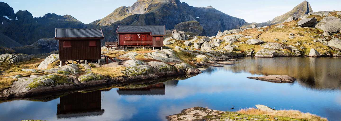 Campen und Klettern auf den Lofoten Norwegen