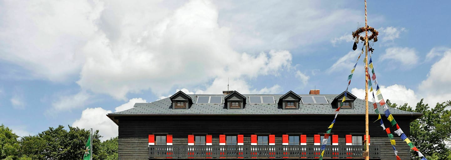 EM-Übertragungen auf Berghütten - Peilsteinhaus