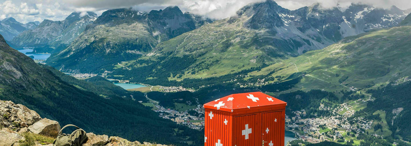 Segantini Hütte Toilette