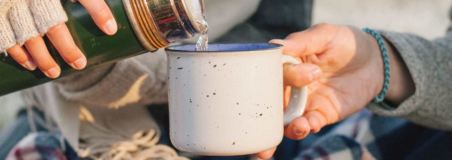 Thermosflasche Wandern