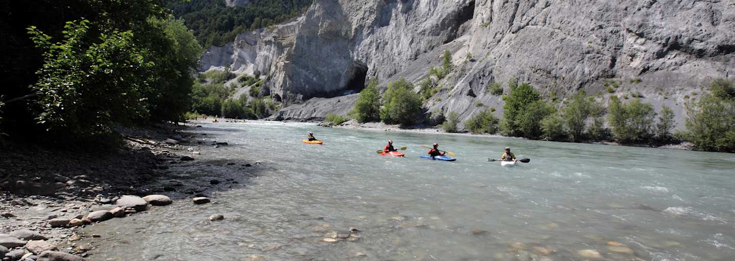 Kajakfahren Vorderrheinschlucht