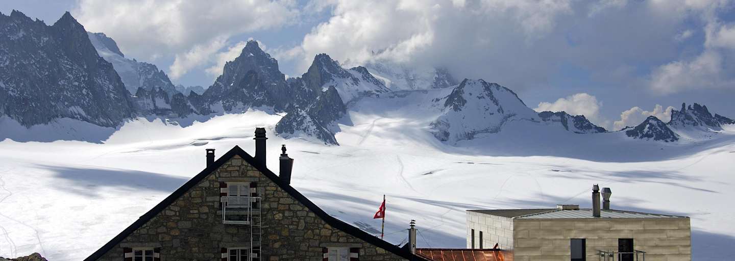 Cabane du Trient Trient-Gletscher
