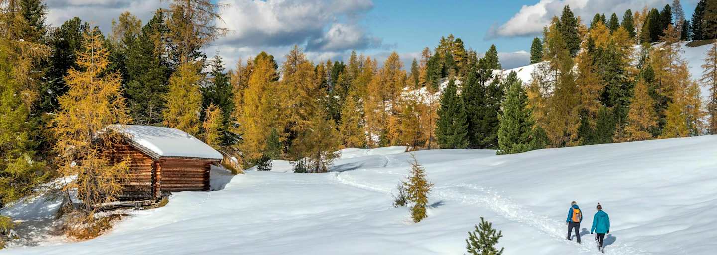 Winterwandern in den Südtiroler Dolomiten, Alta Badia