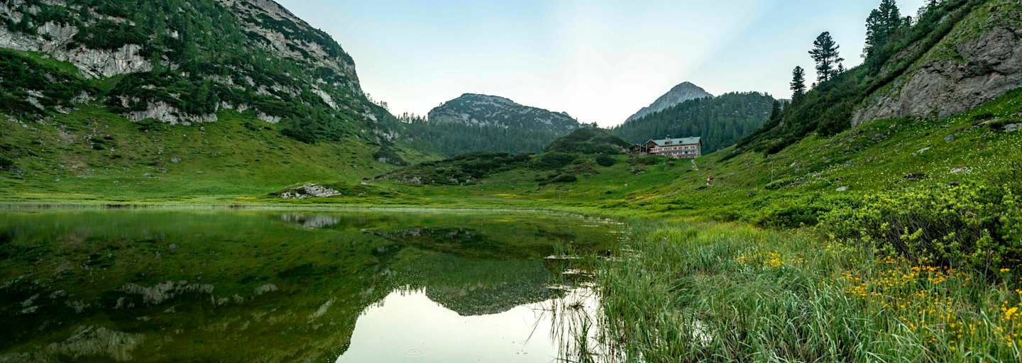 Das Kärlingerhaus am Funtensee in Bayern