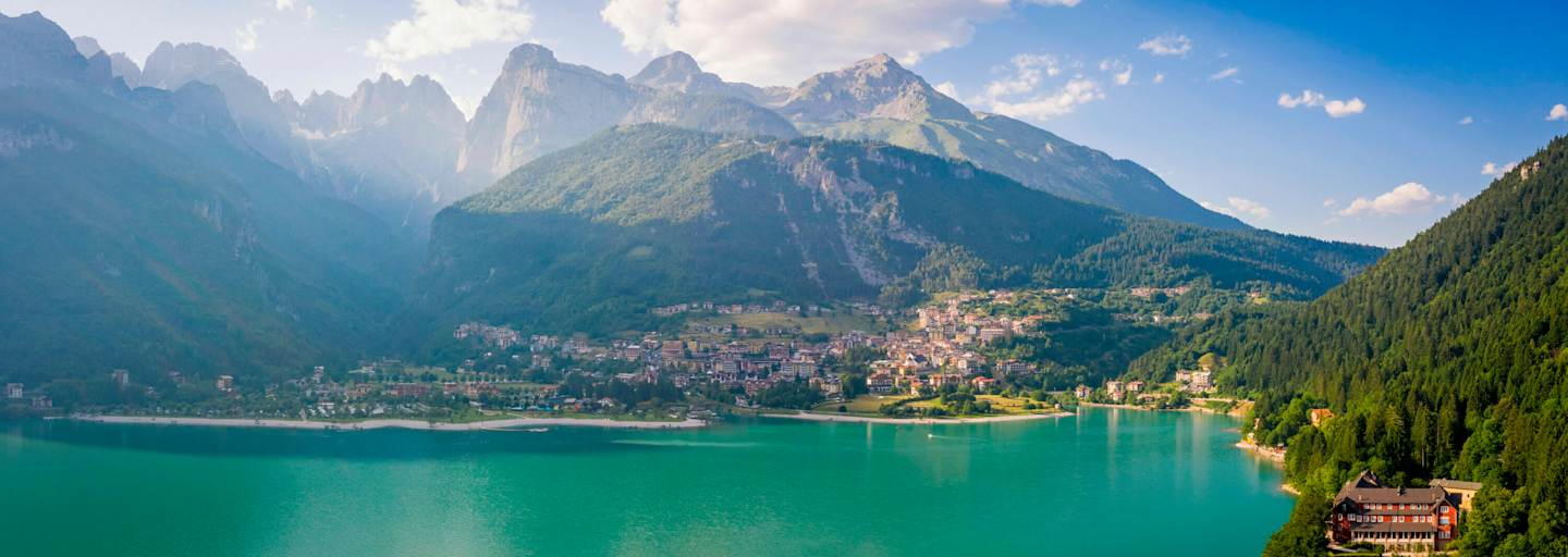 Blick auf den Molvenosee