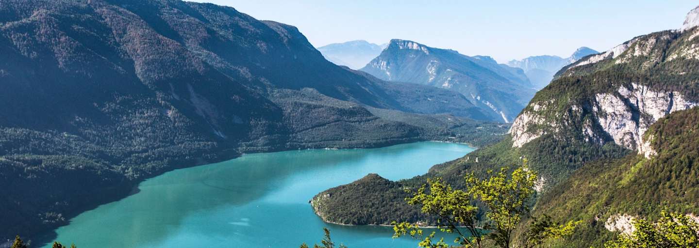 Ausblick auf den italienischen See.